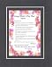 Personalized Touching and Heartfelt Poem for Mothers - Mother . . . I think God took: Poem on 11 x 14 inches Double Beveled Matting