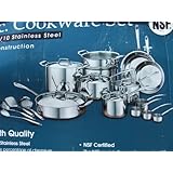 Member's Mark 21 Piece Professional Tri-Ply Stainless Steel Cookware Set