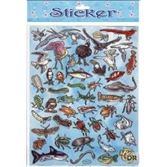 Insekten Tiere Animal FOLIENSTICKER Deko Basteln Spiel Sticker Bogen Aufkleber 25 x 20 cm