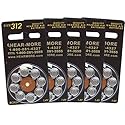 Hear-More Quality Hearing Aid Batteries by Rayovac - Size 312 - 40 Batteries (5 8-pks)