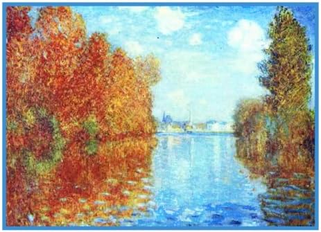 Orenco Originals Autumn in Argenteuil France Monet Counted Cross Stitch Pattern