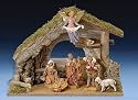 Fontanini 5" Nativity Scene with Italian Stable 6-Piece Set #54491