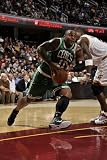 Boston Celtics v Cleveland Cavaliers: Glen Davis and Antawn Jamison Photographic Poster Print by David Liam Kyle, 16x24