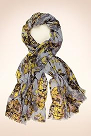 Lightweight Rose Print Scarf