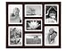 Malden 2083-70 Southlake 7-Opening matted Collage Frames, Walnut
