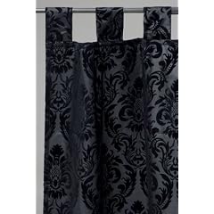 Dekoschal / Schlaufenschal Ornament schwarz 250x140cm