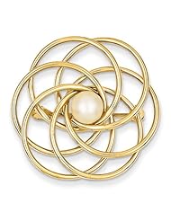 14k Freshwater Cultured Pearl Pin