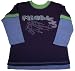"Good Lad Toddler Blue ""Flight 55"" Long Sleeve Knit Shirt"