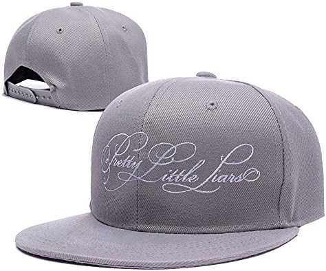 RHXING Pretty Little Liars Logo Adjustable Snapback Embroidery Hats Caps - Grey