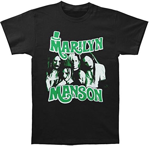 Marilyn Manson Men's T-shirt Large Black