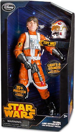 Star Wars Exclusive 13 Inch Talking Figure Luke Skywalker X-Wing Pilot [Lights & Sounds!]