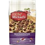 Chef Michael's Grilled Sirloin Dry Dog Food 4.5 Pound Bag