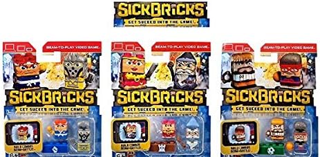 Lot of (3) Four Sick Bricks Double Character Packs