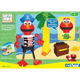 Kid K'Nex - Elmo's Treasure Hunt Adventure Building Set by K'Nex