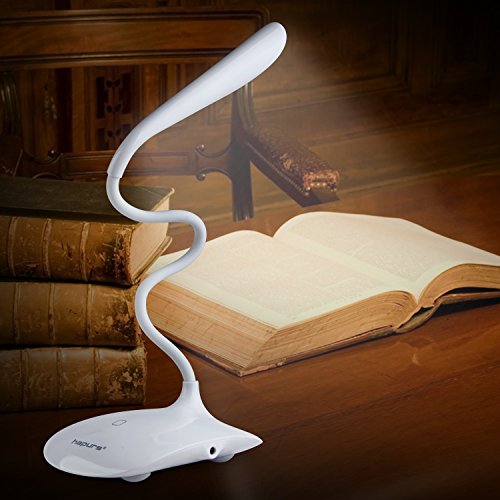 Hapurs eye-friendly table desk reading lamp torch, port…