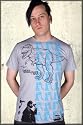 Cardboard Robot Fossil Fuel Short Sleeve Tee Shirt in Silver / Cool Gray