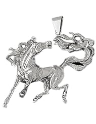Clevereves 14K White Gold Pendant Mustang 23.6 - Gram(s)