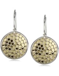 Anna Beck Designs "Bali" Small Dish 18k Gold-Plated Earrings