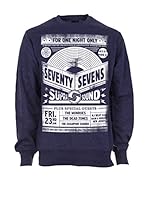Seventy Seven Sudadera Gig Poster (Azul Marino)