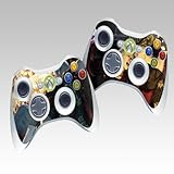 Protective Skin Decorative Decal for XBOX 360 Controller (2pcs in 1)