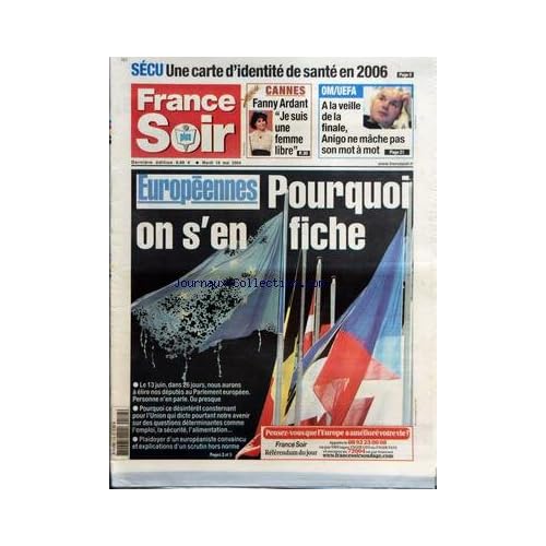 FRANCE SOIR du 18/05/2004 - SECU - UNE CARTE D