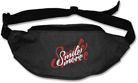 Roman Atwood Smile More Waist Pack / Travel Pocket Black