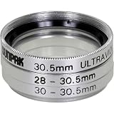 Sunpak DF-8003-UVKIT 30.5mm Ultra-Violet Filter Kit with 28mm and 30mm Step-Up Rings