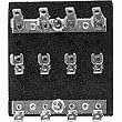 Sierra Supply FS40650 SFE/AGC STYLE FUSE BLK 8 GANG HOT FEED/COMMON GROUND FUSE BLOCK