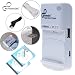 PowerGen 2x Li-ion Batteries for Samsung SLB-07A + Multi-purpose USB Travel Charger & USB Car Charger