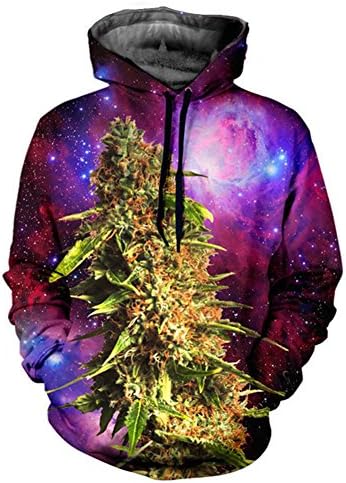 East Knitting 3d Digital Print New Fashion Hoodie Sweatshirt Jacket (XL, F1408)