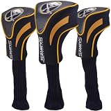 NHL Buffalo Sabres 3-Pack Golf Club Headcovers - Navy Blue