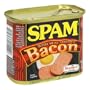 SPAM With Bacon, 12-Ounce Cans (Pack of 6)