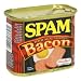 SPAM With Bacon, 12-Ounce Cans (Pack of 6)