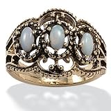 Antiqued Opal Ring