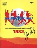 Shane Rawley Autographed/Hand Signed 1982 Seattle Mariners Program