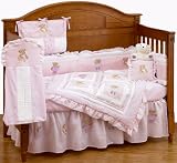 Ballerina Bear Crib Nursery 9 Piece Bedding Set New