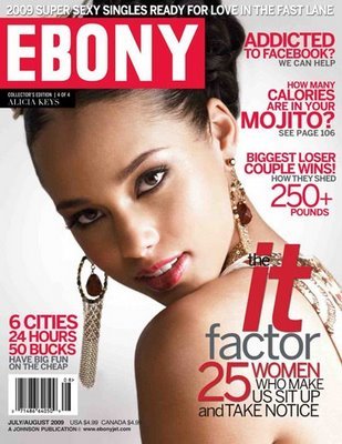 Ebony Magazine: Alicia Keys (July 2009)- Cover 4 of 4