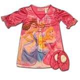 Disney Princess Pink Nightgown for Toddlers with Slippers