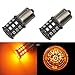 JDM ASTAR Super Bright AX-2835 Chipsets 1156 1141 1073 7506 LED Bulbs for Turn Signal,Amber Yellow