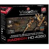 51fZdxmkFNL. SL160  VisionTek 900270 Radeon HD4350 512MB DDR2 PCI Express Graphics Card