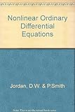 Nonlinear ordinary differential equations