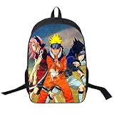 MeMoreCool Japanese Anime Naruto Casual/Travel Backpack Fashionable Double Layer Book Bag Students Schoolbag 8 Different Styles Optional