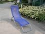 Ambientehome 70464 B�derliege Gartenliege Relaxliege, Textilene, blau