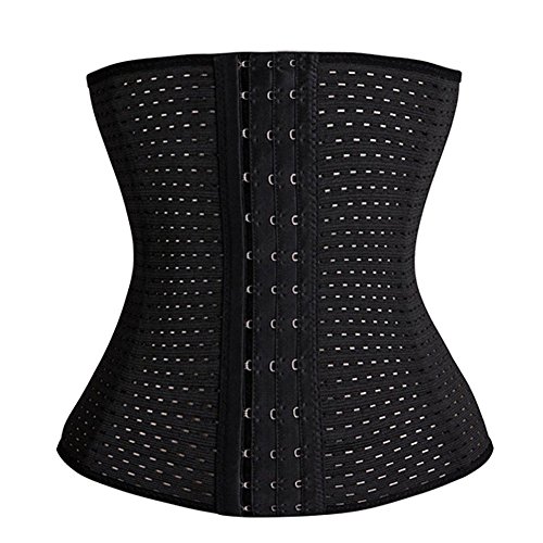 FeelinGirl Women's Waist Trainer Corset for Weight Loss Hourglass Body Shaper