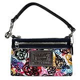 Coach Poppy Bloosom Flower Signature Capacity Wristlet Case Clutch Bag Multi 51fZl6NvmlL. SL160 Coach Poppy Bloosom Flower Signature Capacity Wristlet Case Clutch Bag Multi