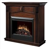51fZstqWxlL. SL160  Dimplex Holbrook DFP4765BW Traditional Electric Fireplace Mantle with 23 Inch Firebox, Burnished Walnut