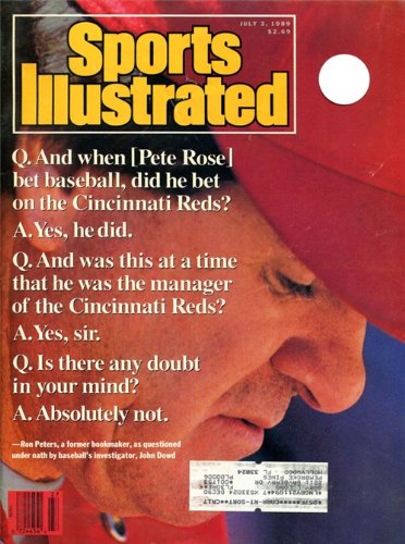 Pete Rose Unsigned Sports Illustrated Magazine - July 3, 1989