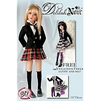 Ashton Drake Doll Delilah Noir - 1 doll comes with 2 outfits, 2 wigs, 2 pairs of feet, 2 pairs of - by Artist