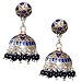 Love Gifts Enamelled Silver Earrings 1.25 inches (erg155)
