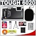 Olympus Stylus Tough 6020 Shockproof & Waterproof Digital Camera (Black) + 8GB Card + Case + LI-50B Battery + Accessory Kit